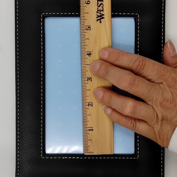 Black with White stitching Desk Set New - Picture 11 of 11